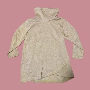 Lands' End Cream Cowl Neck Sweater